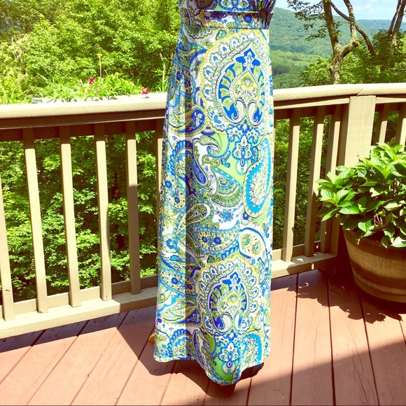 ♥️Loft Maxi Dress Sz 12 - Picture 5 of 6